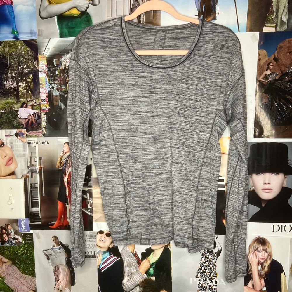 Lululemon, Grey Long sleeve, Size 6